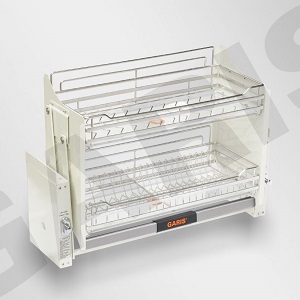 Giá bát đĩa nâng hạ di động GARIS GLE66 GLE67 GLE68 GLE69 Inox 304